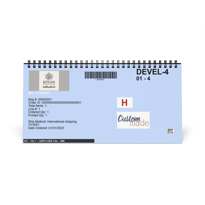 ARCHIVE Desktop Calendar (2025 grid)