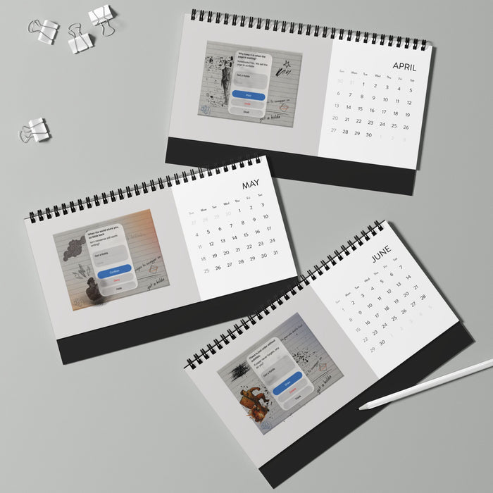 ARCHIVE Desktop Calendar (2025 grid)