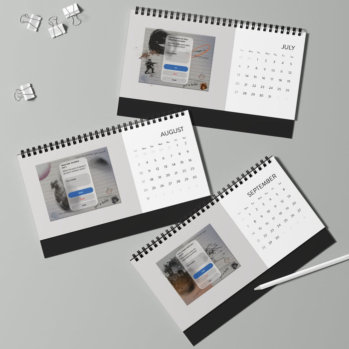 ARCHIVE Desktop Calendar (2025 grid)